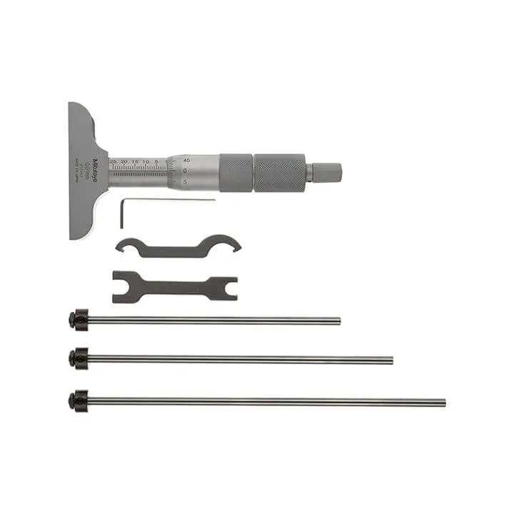 Panme đo sâu Mitutoyo 129-110 0-75mm/0.01mm (Đế đo 63.5mm)