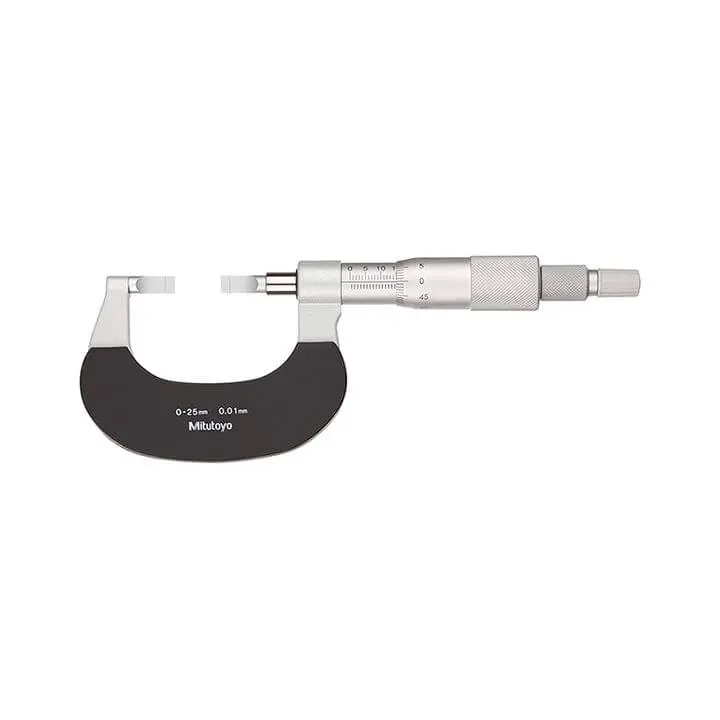 Panme Đo Ngoài Đo Rãnh Kiểu B Mitutoyo 122-111 (0-25mm/0.01mm)