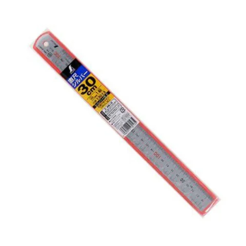 Thước Lá Inox Mạ Nhũ Bạc Shinwa 13013 30cm