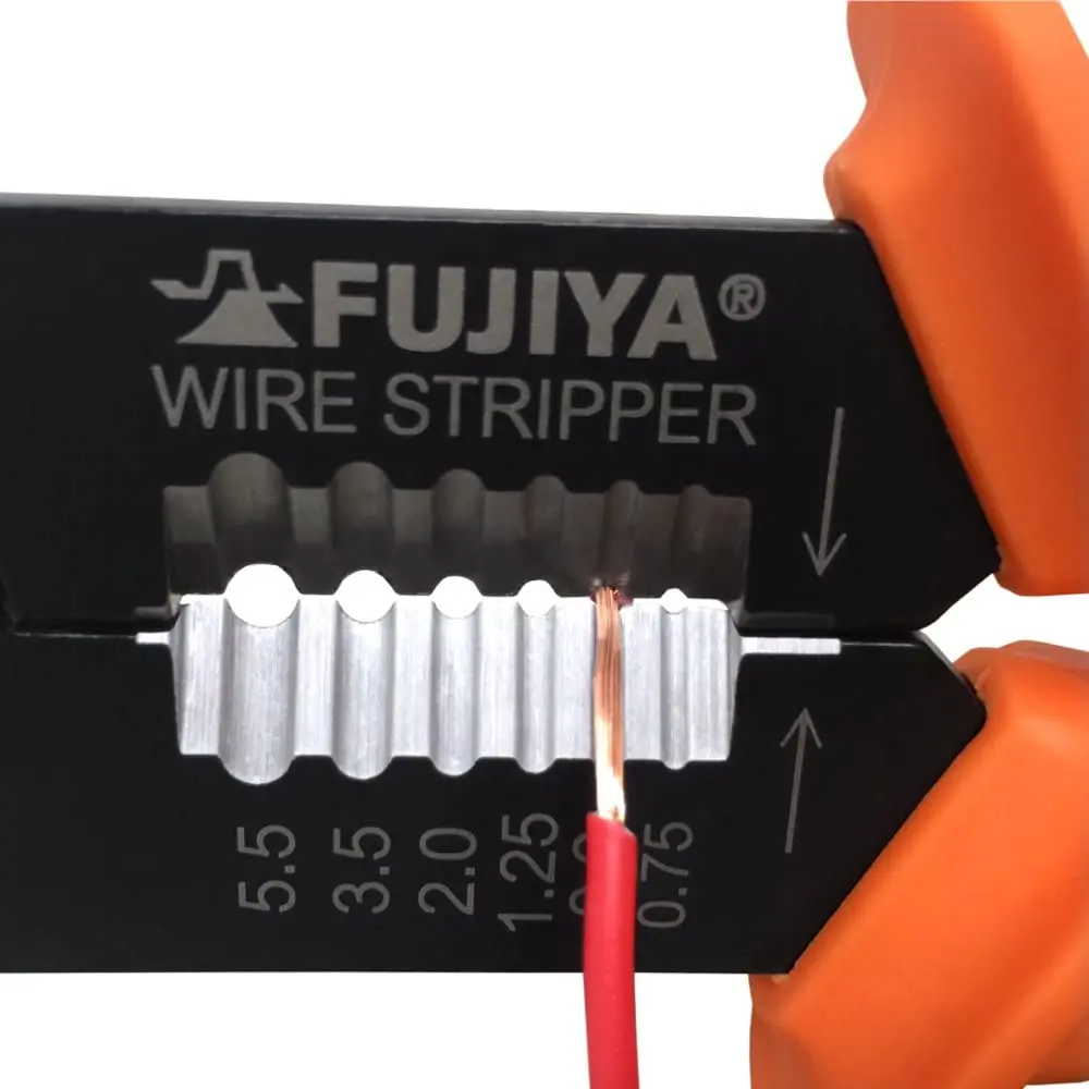 Kìm Cắt Tuốt Bấm Cos Dây Điện Đa Năng Fujiya FA102 (225mm) - Ảnh 3