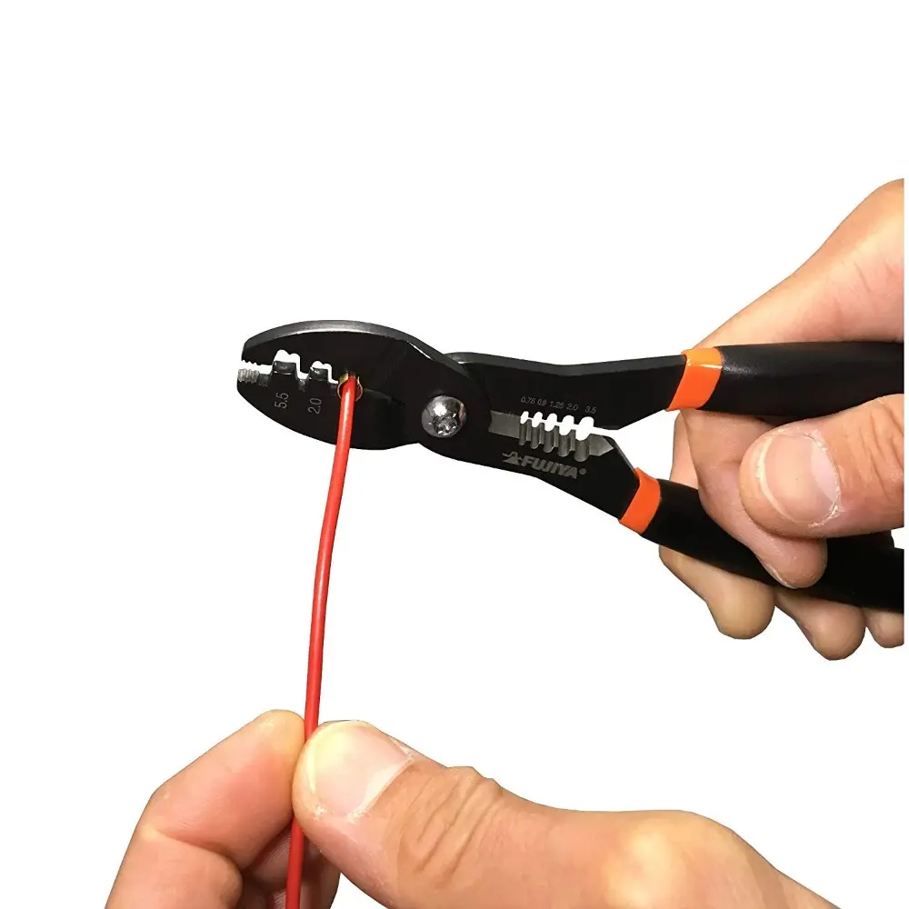 Kìm Cắt Tuốt Bấm Cos Dây Điện Đa Năng Fujiya FA203 (180mm) - Ảnh 4