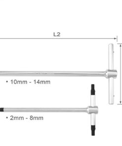 Tuýp Chữ T Đầu Lục Giác Toptul AGDA1434