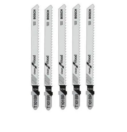 Bộ 5 lưỡi cưa lọng T 101 BR Bosch 2608630014