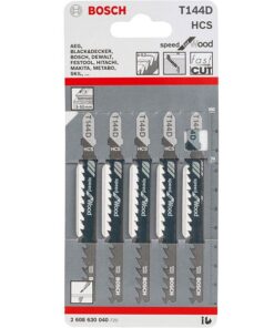 Lưỡi cưa lọng T 144 D – Gỗ 5 lưỡi Bosch 2608630040