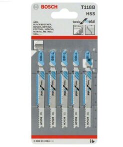 Lưỡi cưa lọng T 118 B – Sắt 5 lưỡi Bosch 2608631014