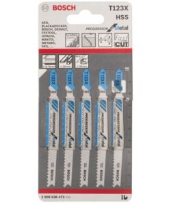 Lưỡi cưa lọng T 123 AF – Sắt 5 lưỡi Bosch 2608638473